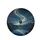 Golden Stars Cosmic River Crescent Moon Lake - Sky Gazer Home Decor Gift Spare Tire Cover - 4