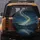 Golden Stars Cosmic River Crescent Moon Lake - Sky Gazer Home Decor Gift Spare Tire Cover - 5