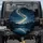 Golden Stars Cosmic River Crescent Moon Lake - Sky Gazer Home Decor Gift Spare Tire Cover - 1