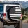 Distressed Black White American Flag Patriotic Home Decor Gift Spare Tire Cover - 3