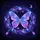 Iridescent Glowing Butterfly Firefly Cosmic Night - Fantasy Lover Gift Spare Tire Cover - 6