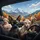 Sphynx Cats Road Trip Mountain Landscape - Adventure Traveler Gift for Cat Lover Spare Tire Cover - 6