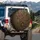 Dense Forest Camo Tree Branches Fallen Leaves - Outdoor Enthusiast Gift Spare Tire Cover - 3