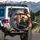 Cats Driving Luxury Car Sunset Vista - Road Trip Car Accessory Pet Lover Gift Spare Tire Cover - 3