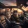 Cats Driving Luxury Car Sunset Vista - Road Trip Car Accessory Pet Lover Gift Spare Tire Cover - 6