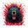 Roaring Black Bear Geometric Shards - Wildlife Lover Gift Spare Tire Cover - 6