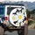 Daisy Blossom Continuous Dense Floral - Everyday Home Decor Gift Spare Tire Cover - 3