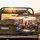Ginger Tabby Cats Driving Car Guitar Sunset - Cat Lover Gift Spare Tire Cover - 2
