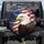 Bald Eagle American Flag Lightning Storm - Patriotic Decor Gift for Veterans Spare Tire Cover - 1