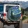 Cypress Tree Village Night Moon Stars - Home Decor Art Lover Gift Spare Tire Cover - 3