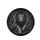 Majestic Male Lion Black Mane Orange Eyes Rugged Rock Mist Intense Gaze - Wildlife Lover Gift Spare Tire Cover - 4