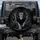 Majestic Male Lion Black Mane Orange Eyes Rugged Rock Mist Intense Gaze - Wildlife Lover Gift Spare Tire Cover - 1