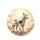 Majestic White Tiger Golden Ornate Celestial Clouds - Wildlife Lover Gift Spare Tire Cover - 4