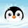 Penguin Face Prominent Wide White Eyes Geometric Snowflakes Arctic Snowdrifts - Penguin Lover Spare Tire Cover - 6
