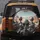 Grey Alien Group Futuristic Cabin Desert Landscape - Intergalactic Travel Gift for Sci-Fi Fan Spare Tire Cover - 5
