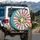 Explosive Burst Stars Planets Cosmic Constellation - Travel Essentials for Long Journeys Spare Tire Cover - 3