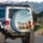 Fluffy Cat Sunglasses Cloud Sky - Pet Owner Travel Accessory Spare Tire Cover - 3