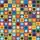 Mosaic Cat Faces Grid - Multi-Colored Patchwork Cat Lover Gift Spare Tire Cover - 6