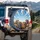 Cats Open Mouths Sunglasses Blue Sky - Car Decor Gift for Cat Lover Spare Tire Cover - 3