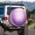 Luminous Layered Bokeh Lights Sparkling Stars Ethereal Glow Gradient - Home Decor Gift Spare Tire Cover - 3