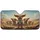 Beagle Golden Retriever Dogs Driving Adventure - Dog Lover Road Trip Essentials Car Sunshade - 3
