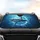 Great White Shark Electric Light Shard Ocean - Wildlife Lover Gift Car Sunshade - 4
