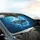 Great White Shark Electric Light Shard Ocean - Wildlife Lover Gift Car Sunshade - 6