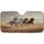 Powerful Wild Horses Galloping Desert - Wildlife Lover Gift Car Sunshade - 3