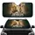 Majestic White Lion Golden Dust Celestial Light Wildlife Lover Gift Car Sunshade - 1