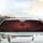 Menacing Black Spider Red Hourglass Mark Intricate Web - Dark Realm Horror Fan Gift Car Sunshade - 5