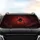 Menacing Black Spider Red Hourglass Mark Intricate Web - Dark Realm Horror Fan Gift Car Sunshade - 4