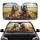 Funny Horses Driving Sunglasses Countryside - Road Trip Travel Essentials Gift Car Sunshade - 1