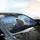 Majestic White Lion Snowy Mountain Peaks - Outdoor Adventure Gift for Wildlife Lovers Car Sunshade - 6