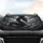 Black Dragon Bared Fangs Glowing Eyes Storm Clouds Turbulent Mist - Fantasy Home Decor Car Sunshade - 4