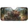 Adventurous Raccoons Red Panda Forest Road - Adventure Lover Gift Car Sunshade - 3