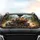 Adventurous Raccoons Red Panda Forest Road - Adventure Lover Gift Car Sunshade - 4