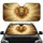 Majestic Golden Lion Head Flowing Mane Spiritual Symbol - Wildlife Lover Gift Car Sunshade - 1
