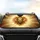 Majestic Golden Lion Head Flowing Mane Spiritual Symbol - Wildlife Lover Gift Car Sunshade - 4