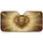 Majestic Golden Lion Head Flowing Mane Spiritual Symbol - Wildlife Lover Gift Car Sunshade - 3