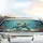 Baby Sea Turtle Red Crab Fish Sunlit Underwater Sea Grass Coral - Ocean Lover Gift Car Sunshade - 5