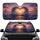 Colossal Heart Ocean Wave Golden Sunset - Ocean Lover Car Gift Car Sunshade - 1