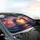 Colossal Heart Ocean Wave Golden Sunset - Ocean Lover Car Gift Car Sunshade - 6