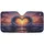 Colossal Heart Ocean Wave Golden Sunset - Ocean Lover Car Gift Car Sunshade - 3
