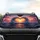 Colossal Heart Ocean Wave Golden Sunset - Ocean Lover Car Gift Car Sunshade - 4