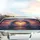 Colossal Heart Ocean Wave Golden Sunset - Ocean Lover Car Gift Car Sunshade - 5