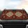 Symmetrical Medallion Floral Vines Diamonds Scrollwork Persian Rug Tapestry - Home Decor Gift Car Sunshade - 4