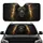 Majestic Black Lion Head Molten Patterns - Wildlife Car Decor Gift Car Sunshade - 1