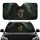 Piercing Amber-Eyed Bengal Tiger Ancient Jungle Ruin - Wildlife Lover Gift Car Sunshade - 1