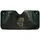Piercing Amber-Eyed Bengal Tiger Ancient Jungle Ruin - Wildlife Lover Gift Car Sunshade - 3