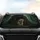 Piercing Amber-Eyed Bengal Tiger Ancient Jungle Ruin - Wildlife Lover Gift Car Sunshade - 4